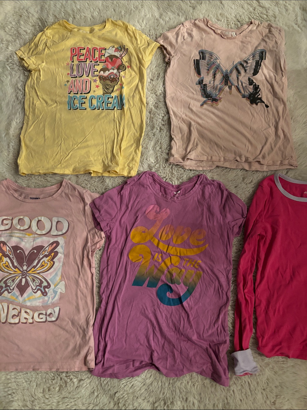 Girls' Size 14 Graphic Tee Bundle